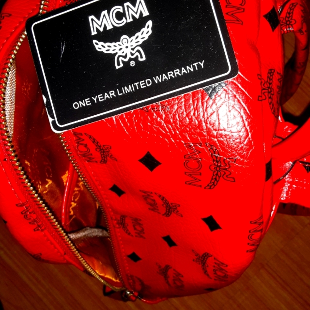 MCM red Backpack - Picture 2 of 3